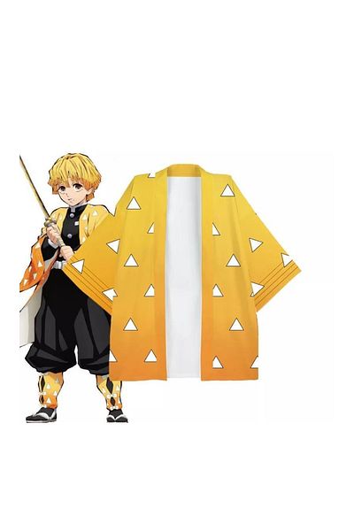 Köstebek Demon Slayer Kimetsu No Yaiba - Σχεδιασμός Anime Zenitsu Kimono