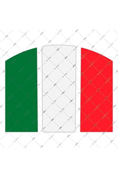 Bay Etiket Rfhlm17 Reflektif Italya Bayragi