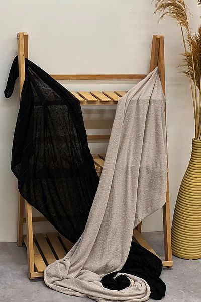 Trend Alaçatı Stili Schultertuch - Schwarz - Casual