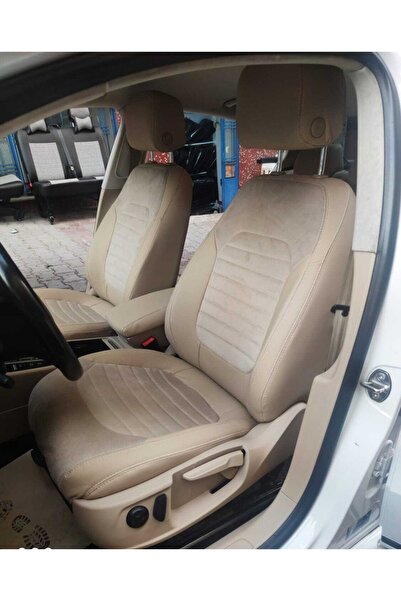 AKINCI سيارة فولكس فاجن باسات B7 متوافقة مع 2011-2014، مزيج من الجلد