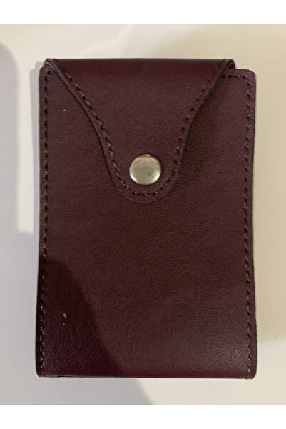 ALTANLAR Suni Deri Çıtçıtlı Kredi Kartı Cüzdanı Yatay 2k