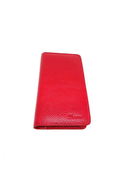 DERKON Genuine Leather Unisex Wallet with Phone Compartment