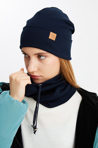 Butikgiz قبعة 3 في واحد على طراز صياد السمك + قبعة خيطية + طوق رقبة خفيف الوزن، مجموعة شتوية مصنوعة من القطن بنسبة 100%