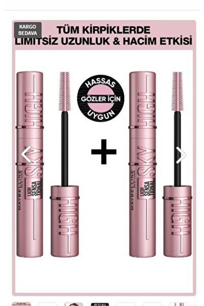 Maybelline New York Lash Sensational Sky High Maskara X 2 Adet 301669671