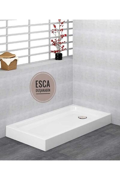 Esca 100x110 Dikdörtgen Monoblok Duş Teknesi H-12 Cm Yükseklik Kaliteli Sert ...