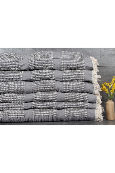 Kayra Export Pique Dark Gray 200x220 Cm Cotton Pique Decorative Blanket