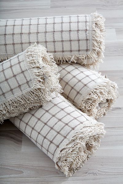 miss linda home collection Копие - 100% памучен калъф за разтегателен диван Buldan Work в многоцветен цвят (180*180 см)