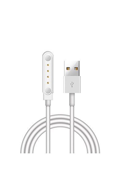 Microcase 4 Pin 7.62 Mm Konnektör Akıllı Saatler Için Manyetik Şarj Kablosu -...