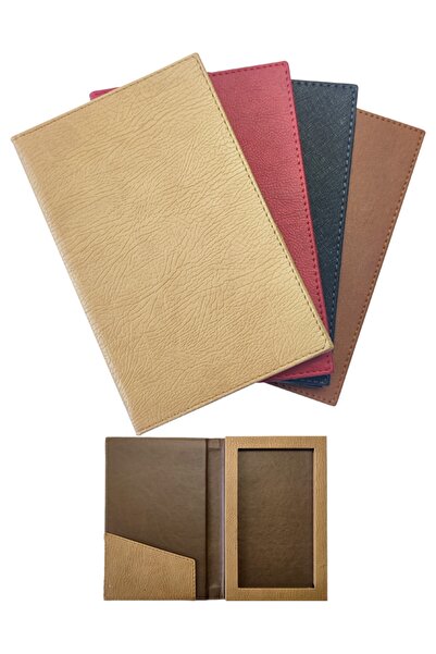 ankara menü (1 Piece) Leather Account Receiving Pad Box, with Change Box, Ticket, Color Options