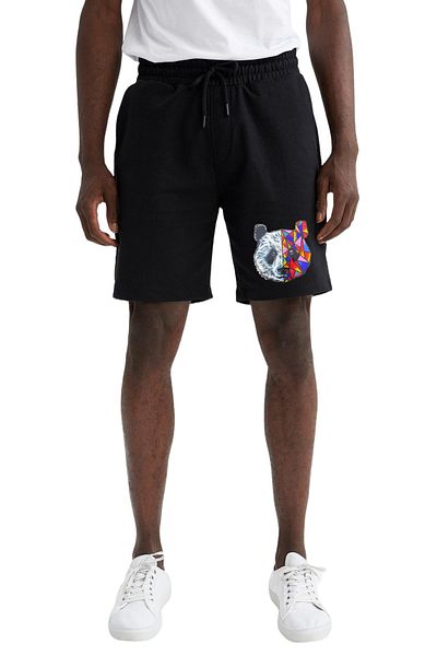 BENROMA Pantaloni scurți unisex imprimați
