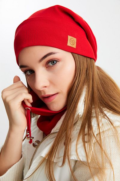 Butikgiz Women's Cotton Camisole, Anti-Sweat, Ultra Light and Soft Beret Neck Collar Set