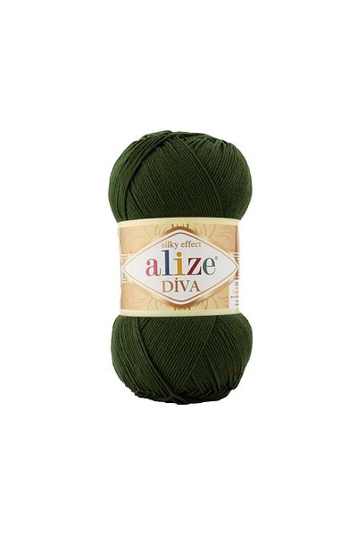Alize Σετ καλοκαιρινό μπικίνι Diva Mercerized 5 Pieces Rope - Khaki-Juniper
