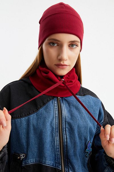 Butikgiz Women's Fisherman Style Cotton Camisole, Anti-Sweat, Ultra Light, Soft Beret Neck Collar Set