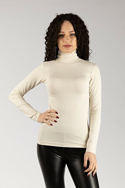 NACAR STORE Women's Long Sleeve Full Neck Lycra Combed Cotton Bodysuit