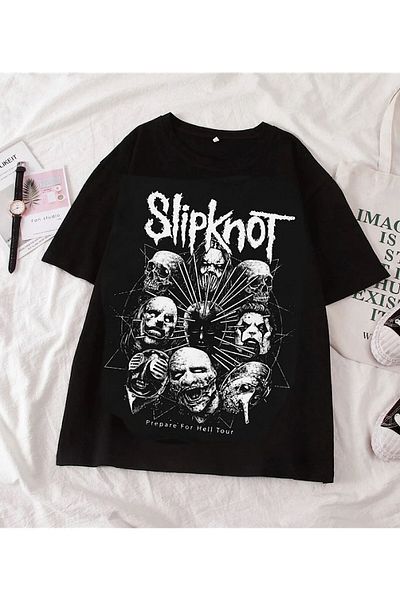 Köstebek Μπλουζάκι Slipknot Deca Μαύρο Unisex