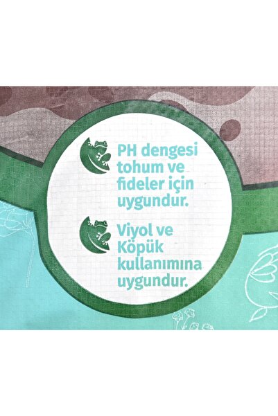 Nif Organik Nif Süper Torf, Çiçek Saksı Ve Viyoller Için- 40lt