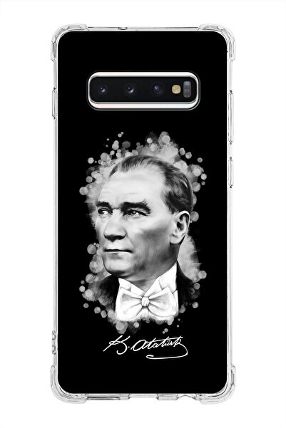 PrintiFy Samsung Galaxy S10 Plus Compatible Anti-Shock Cover with Corner Prot...