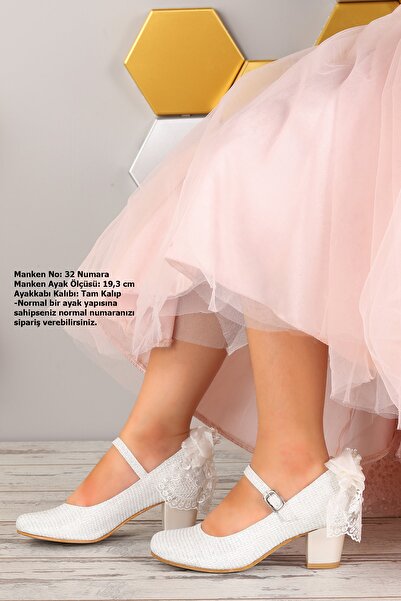 Kiko Kids Kiko 754 Chupra - 4 Cm Heeled Daily Girl's Ballerina Shoes