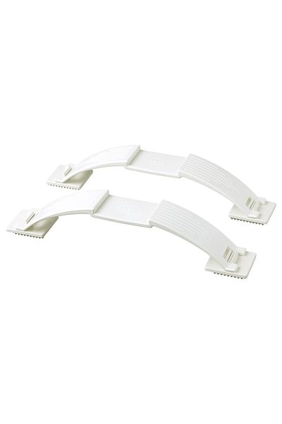 IKEA Opritor de ușă 2 buc. Suport de ușă Opritor de ușă din plastic Opritor de culoare albă
