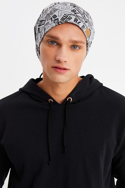 Butikgiz Men's 4-Season Cotton, Flexible, Ultra Soft, Lightweight, Anti-Sweat, Combed Cotton Hat with Rope Detail
