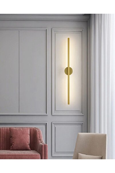 Gündoğdu Yapı Aydınlatma Dekoratif 80 Cm Gold Led Aplik