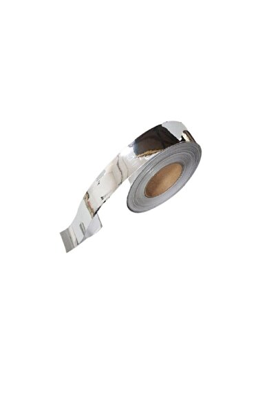 Temiz Pazar Krom Nikelaj Bant Yapışkanlı Araç Çıta Direk Kaplama Folyosu 5 Cm...