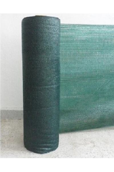 ACY STORE 1,5 Mt X 100 Metre Gölgelik File %75 Gölgeleme Filesi Ve Tülü Koyu Yeşil Çit Ve Balkon Örgüsü