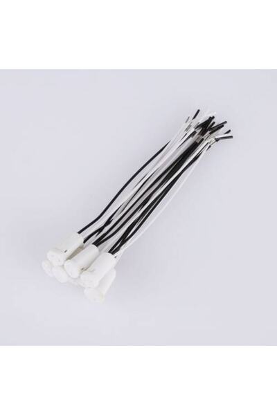 LEDONLİNE 2 Adet G4 Porselen Duy Halojen Led Ampul Kapsul Ampul Duyu 9cm