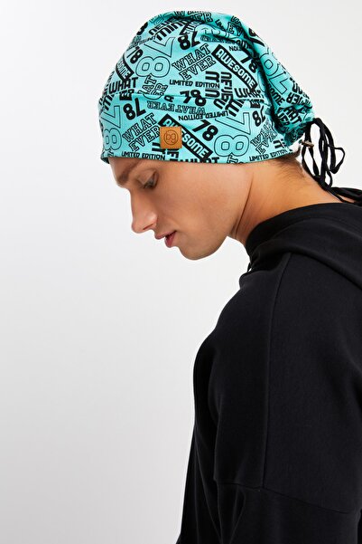 Butikgiz Men's 4-Season Cotton, Flexible, Ultra Soft, Lightweight, Anti-Sweat, Combed Cotton Hat with Rope Detail