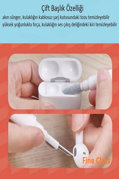 fine class Bluetooth Headphone And Computer Cleaning Pen, Multi-Functional 5 In 1 Pen Kit