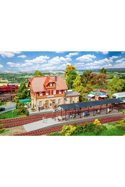 Faller 1:87 Ho Maket Bruderstadt Train Station Set-190072