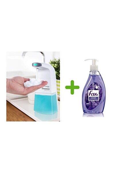 Bosphorus Sensörlü Fotoselli Sıvı Sabunluk 21x10x5cm Ve 1 Adet 400 Ml Sıvı Sabun Lavanta Kokulu