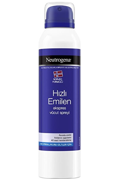 Neutrogena Yoğun Onarıcı ve Nemlendirici Hızlı Emilen Ekspres Vücut Spreyi 20...