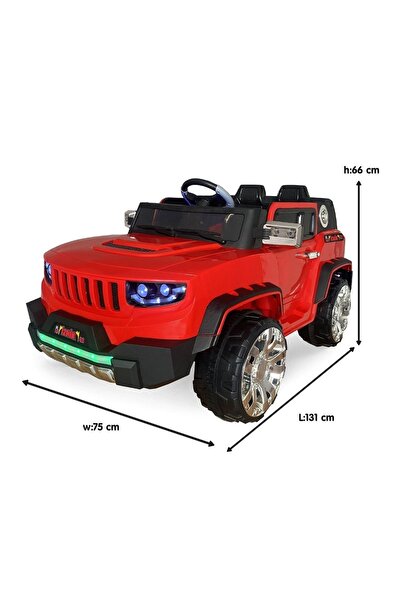 Akar Oyuncak 94-526 Fenomen Kumandalı Akülü Araba 4x4 Kırmızı 12 Volt