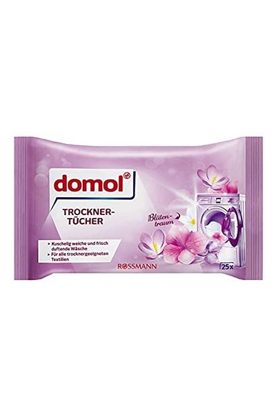 DOMOL Dryer Wipes Flower Dream 25 Pcs