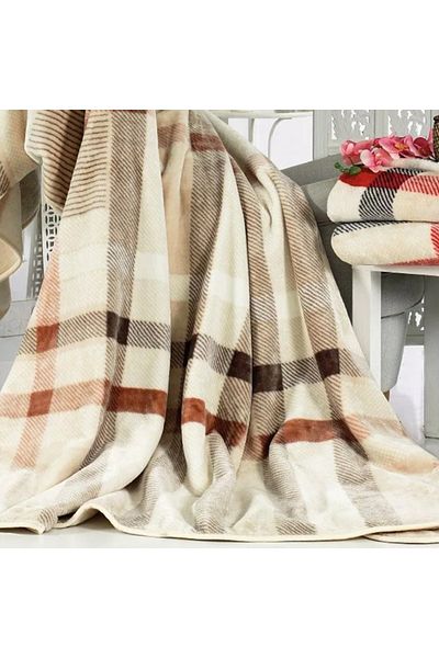 MİNK Lacasa 1084 Brown Single Blanket