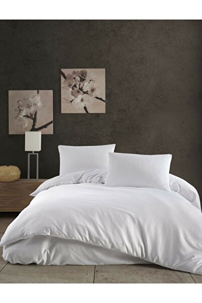 Marilyn Home Ranforce Çift Kişilik Nevresim Takımı - Beyaz