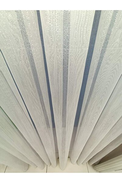 Epay Gri Simli Tül Düz Perde Kaliteli Perde Orta Pile (1,2.5)