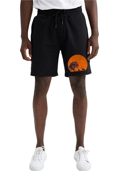 BENROMA Σορτς Unisex με στάμπα