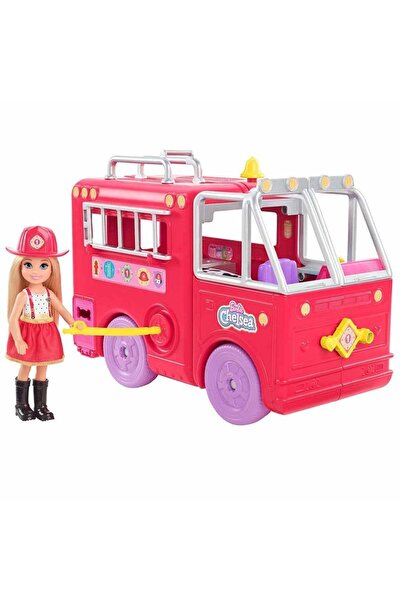 mattel Barbie Chelsea'nin Itfaiye Aracı Hck73 Lisanslı Ürün