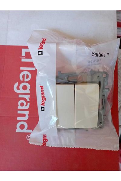 Legrand 767406 Salbei Commutator Switch Beige Color