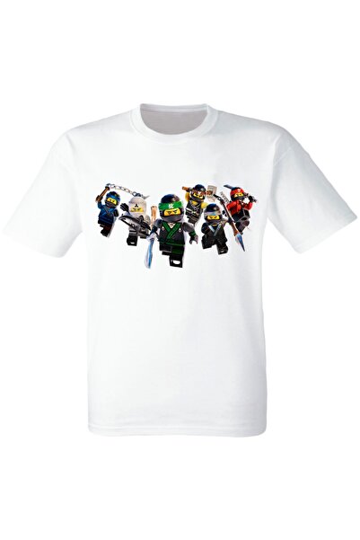 YAPO TİCARET Ninjago Štampano bela majica