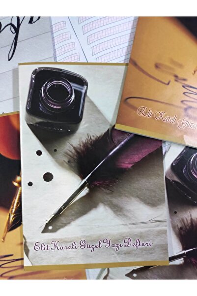 İKRACENTER Beautiful Writing Pad - Checkered A4 Size 2 Pieces with 50 Sheets