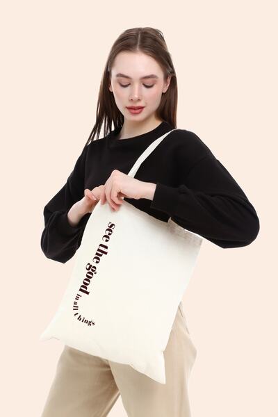 BAGAND See The Again Printed Cotton Bag