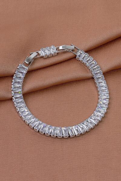 Dünya Doğal Taş Baguette Zircon Stone Waterway Bracelet
