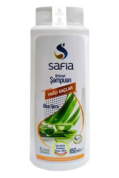 Safia Bitkisel Yağlı Saçlar İçin Şampuan 650 ml Gimdes Sertifikalı