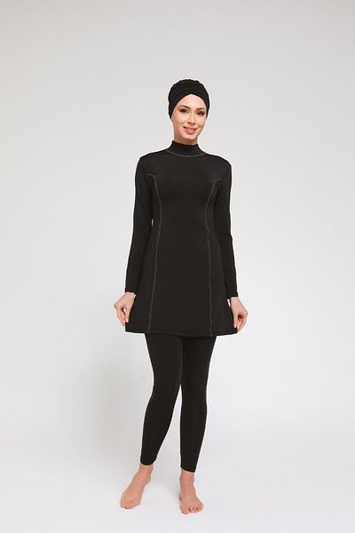 Chelly ملابس سباحة نسائية من الليكرا بأكمام طويلة ومحجبة S2220 - 2225