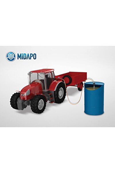 Midapo 12 Volt Mazot Aktarma Pompası Süt Sıvı Su Aktarma Hortum 6mt