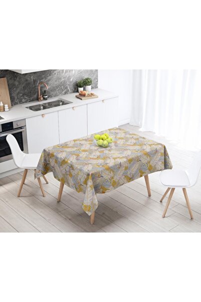 Adawall أوراق الخريف - مفرش طاولة أوراق الخريف -Ulusl. شهادة الغسيل وعدم التلاشي 160 × 220 سم