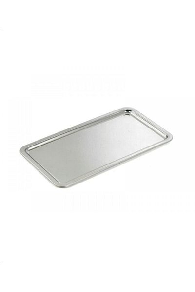 ÖzSa Home 5-Piece Luxury Steel Rectangular Serving Tray 33x18 Cm